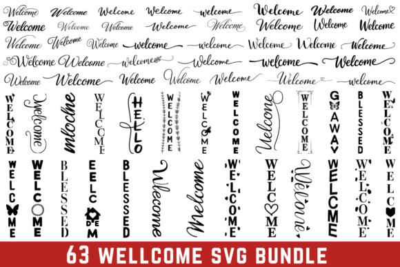 63 Welcome SVG Bundle: A Designer’s Perspective