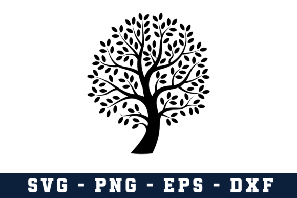 Beautiful Tree SVG Design Asset for Crafts and Graphics Projects