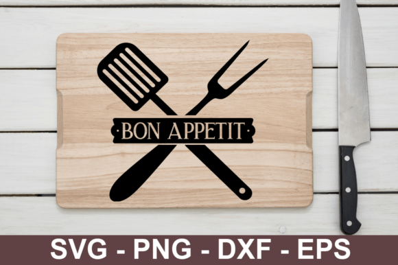 Bon Appetit SVG Design: A Versatile Graphic Asset for Local Business Branding