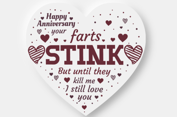 Funny Anniversary Card Keepsake Gift Graphics