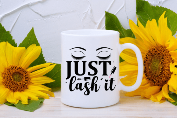 Just Lash It SVG Design: A Versatile Graphic for Crafts and Branding