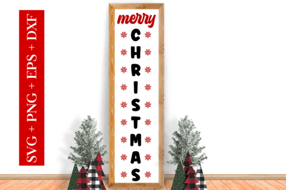 Merry Christmas Porch Sign SVG: A Festive Graphic Design Asset for Crafters