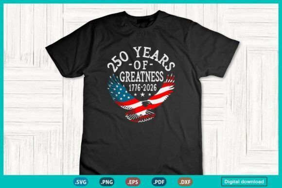 Proud American Eagle Since 1776-2026: A Graphic Design Asset for T-Shirt Designs