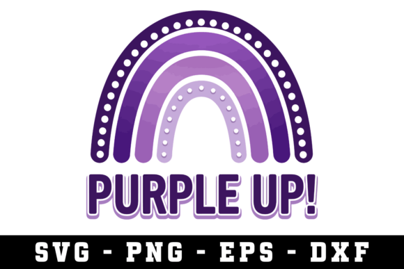 Purple Up SVG Cut File: A Versatile Graphic Design Asset for Crafts and Branding