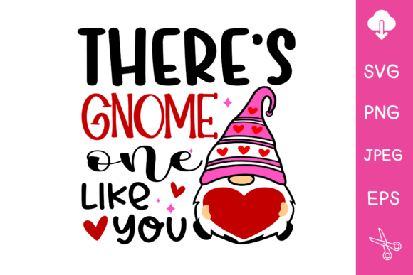 Valentine Gnome SVG Bundle: Graphics & Crafts for Creative Publishing