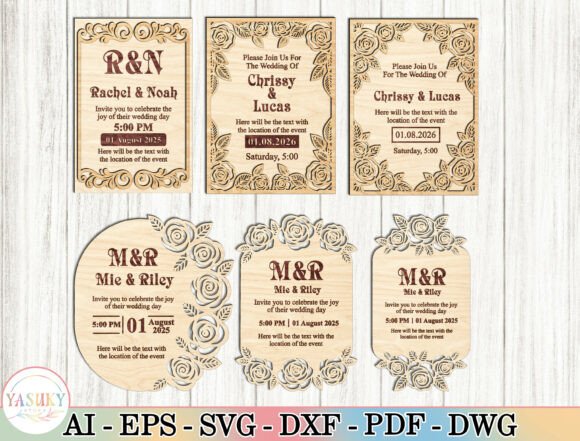 Wedding Invitation Laser Cut SVG Bundle Review